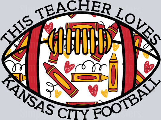 TEACHER LOVES KC FOOTBALL