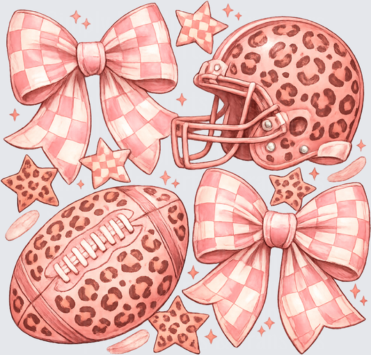 Pastel Pink Coquette Football
