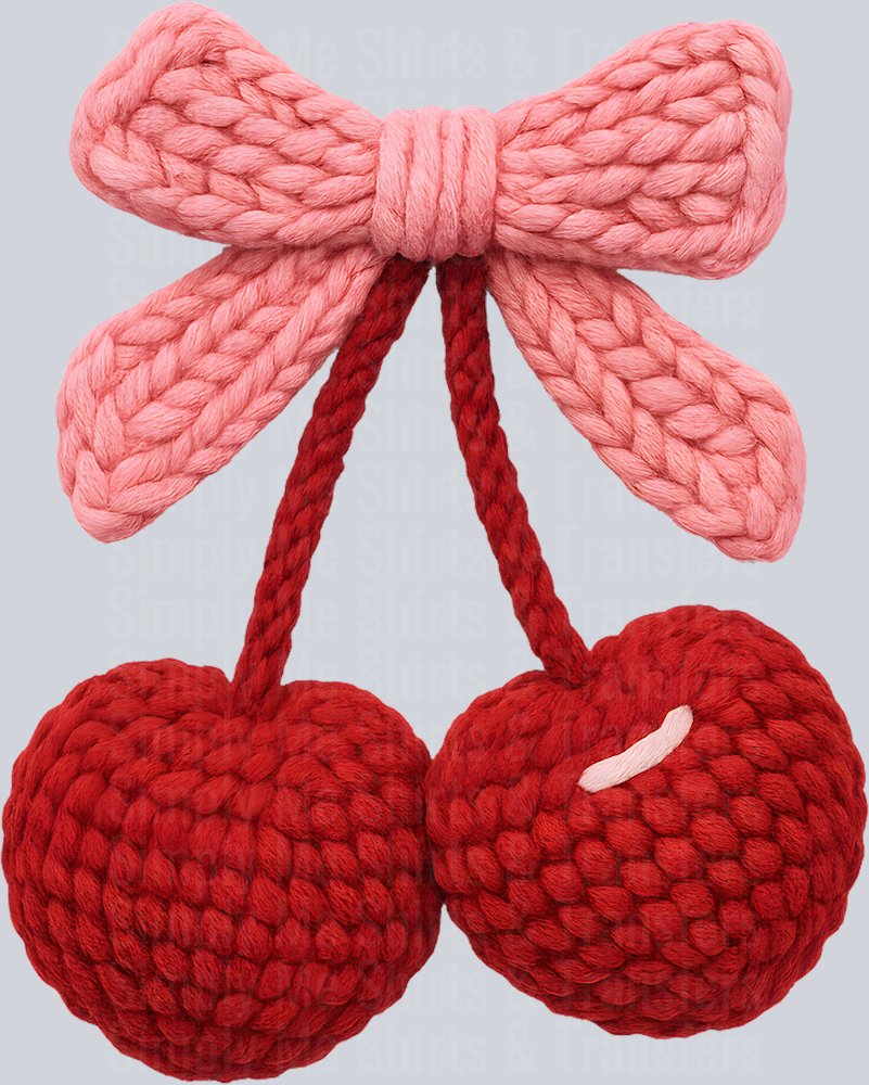RED CHERRY WITH BOW