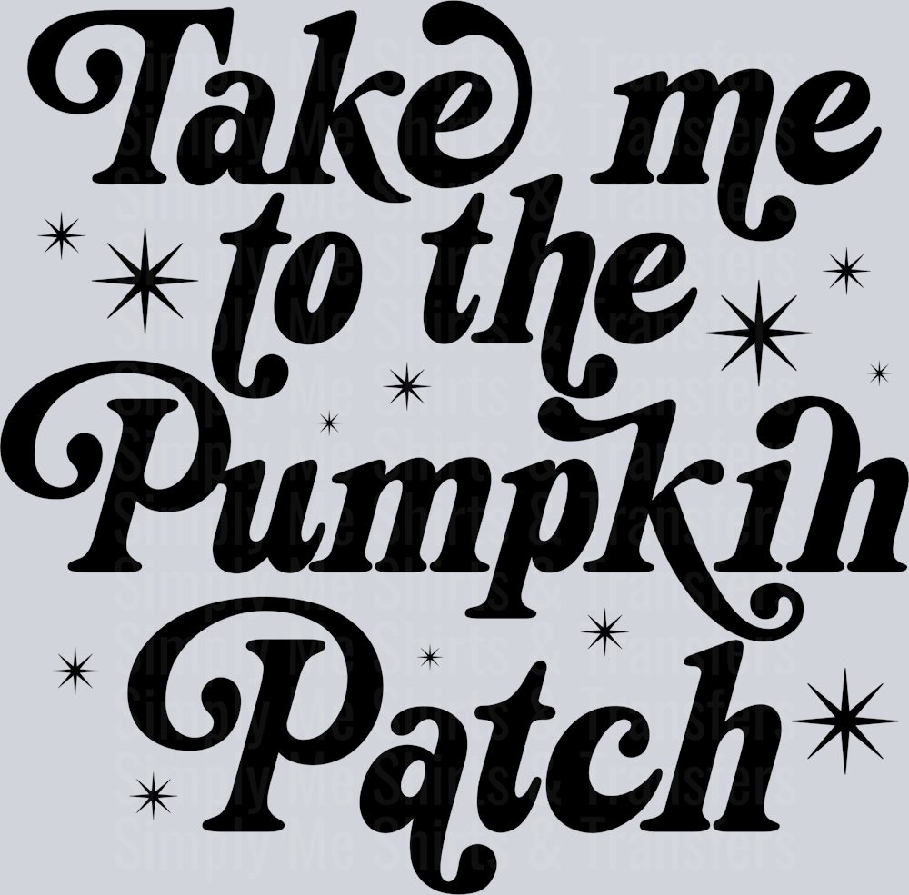 Take me to the pumpkin patch