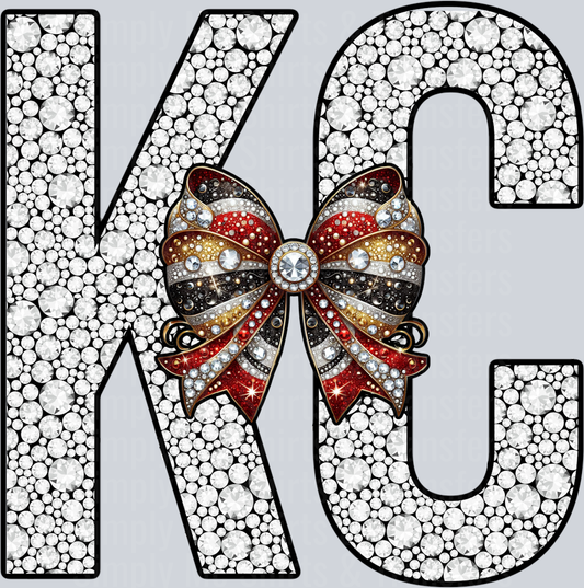 Rhinestone Bow KC