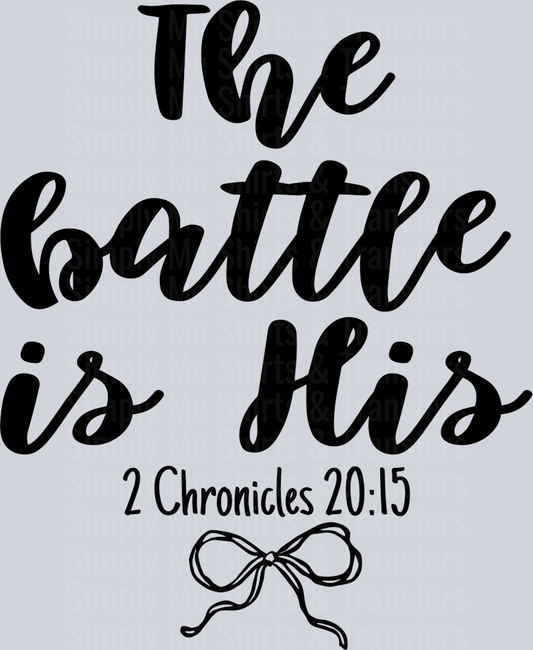 The battle is his hwds