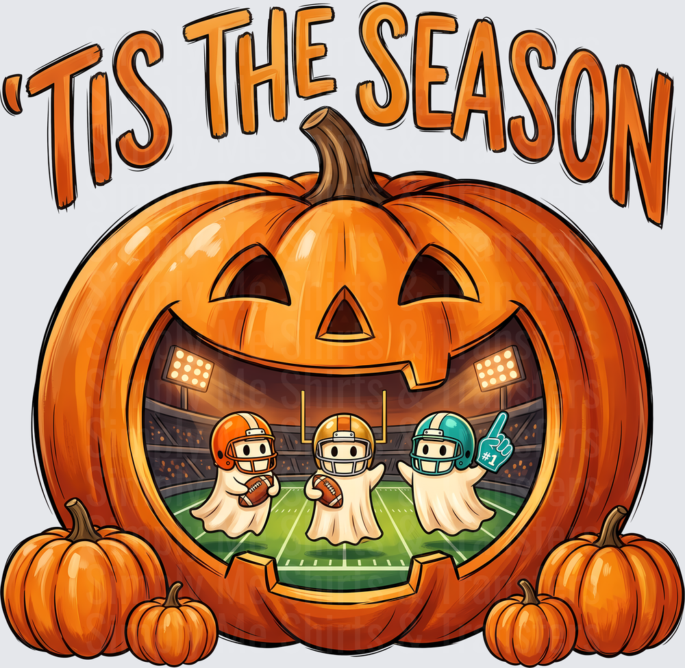 Tis The Season Ghost in Pumpkin