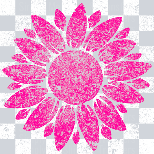 SUNFLOWER-RETRO-PINK-WHITE