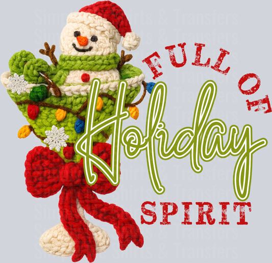 FULL OF HOLIDAY SPIRIT