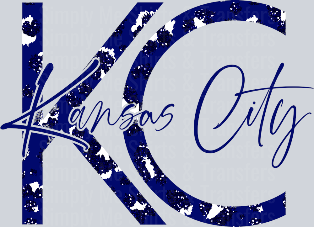 KC LEOPARD BLUE