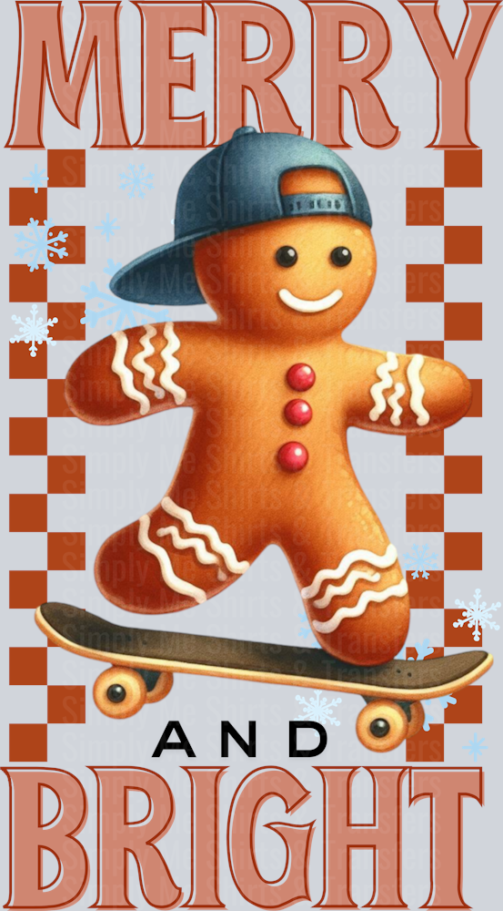 MERRY AND BRIGHT GINGERBREAD