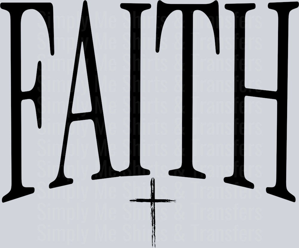 FAITH CROSS BLACK