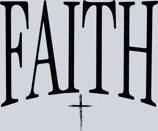 FAITH CROSS BLACK