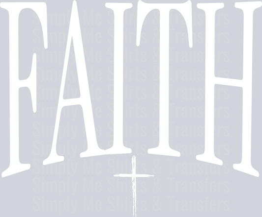 FAITH CROSS WHITE
