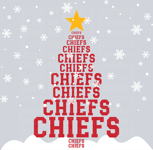 Chiefs Christmas Tree