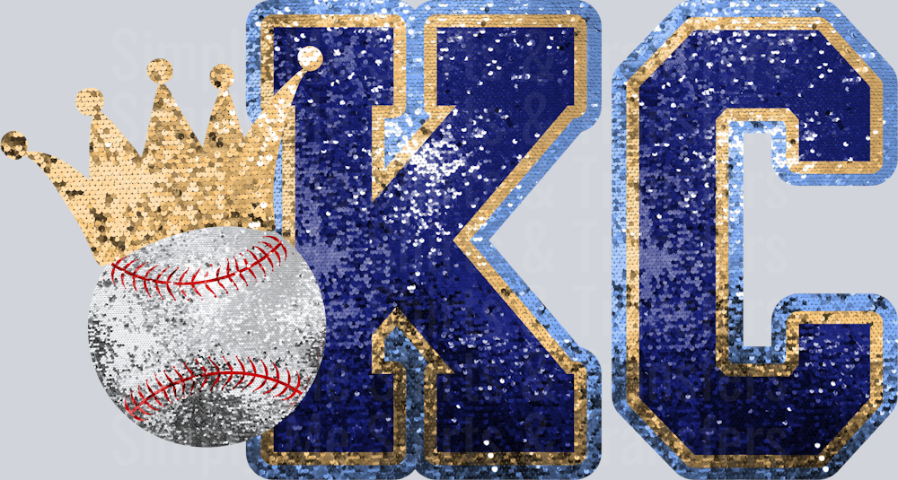 KC Baseball Sequin