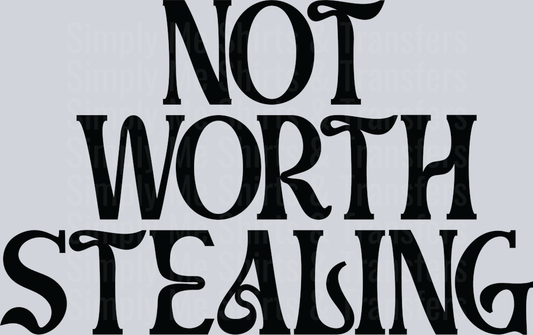 11-Not worth stealing