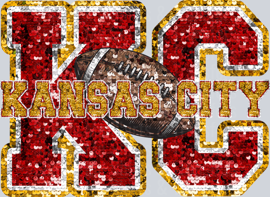 Sequin KC Football