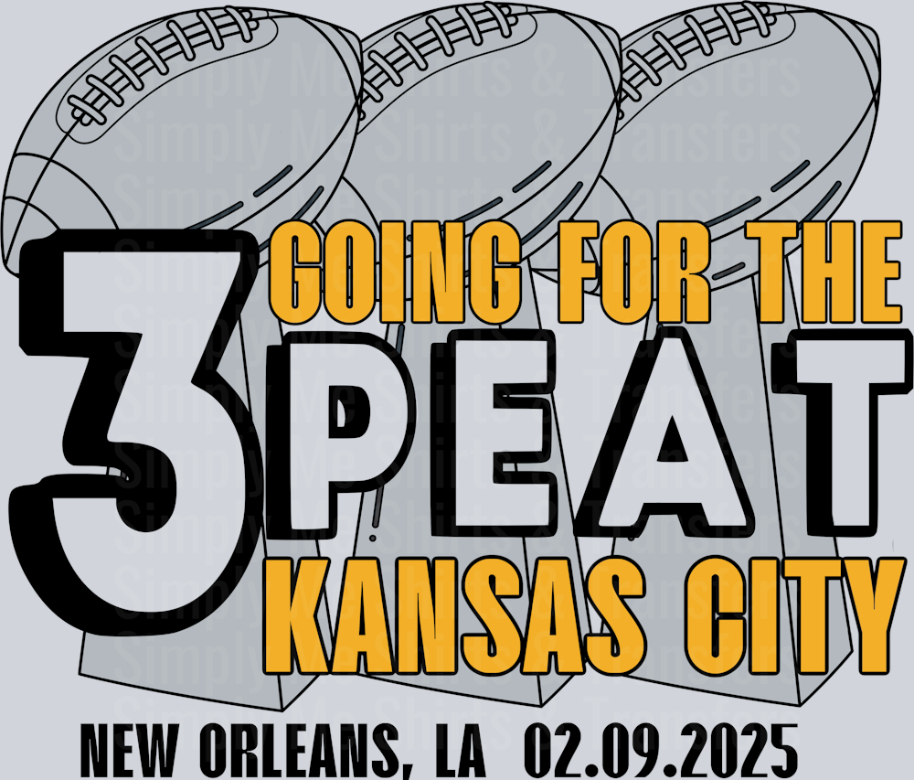 GOING FOR THE 3PEAT RED SHIRT