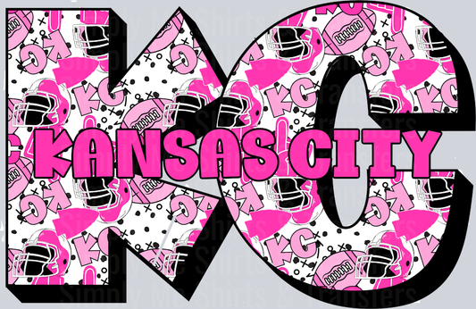 KC Football Fan Pink