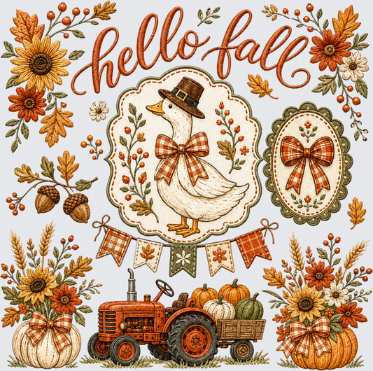 Hello Fall Goose Patch