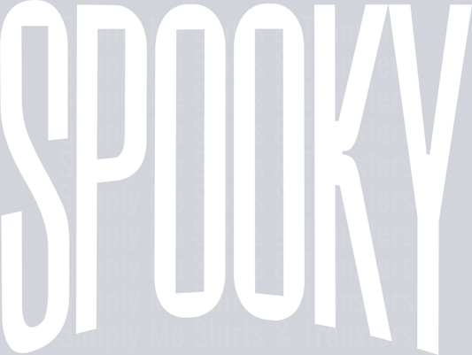 SPOOKY OVERSIZED WHTE