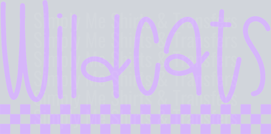 WILDCATS-CHECKERED-LAVENDER