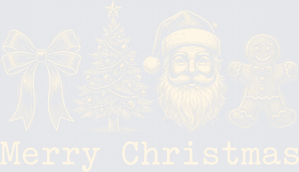 Merry Christmas White