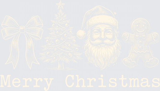 Merry Christmas White