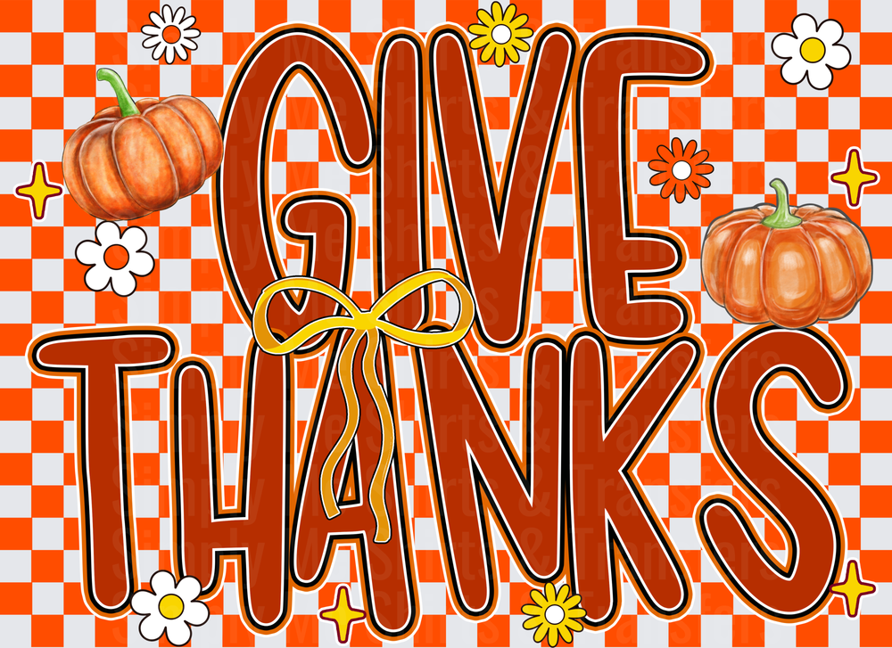 Checkered Give Thanks