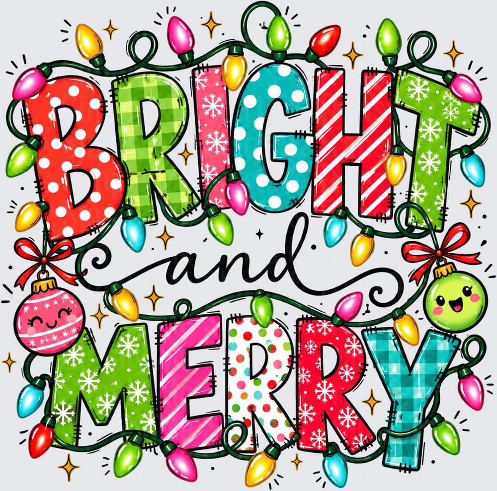 Colorful Merry and Bright