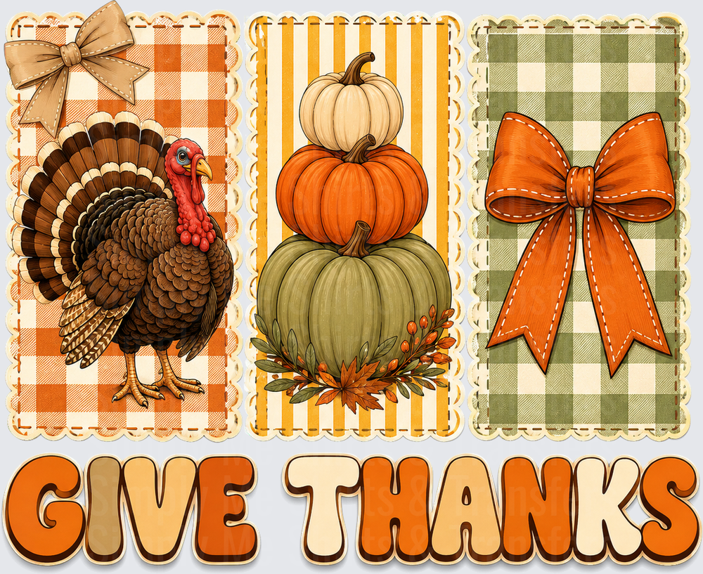 Give Thanks Gingham