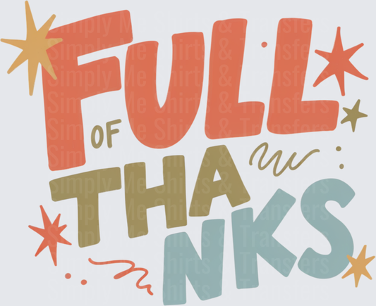 Full of Thanks
