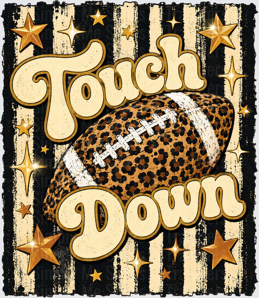 Striped Touchdown Leopard