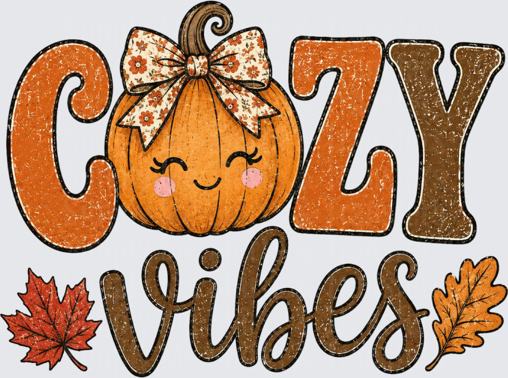 Cozy Vibes Pumpkin