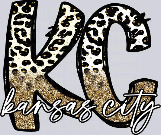 Glitter Leopard KC