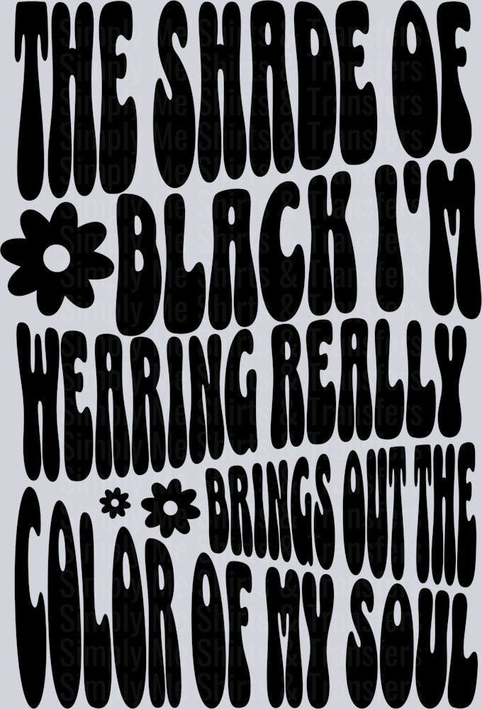 THE SHADE OF BLACK