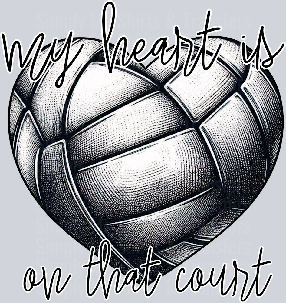 VolleyballHeartDesign