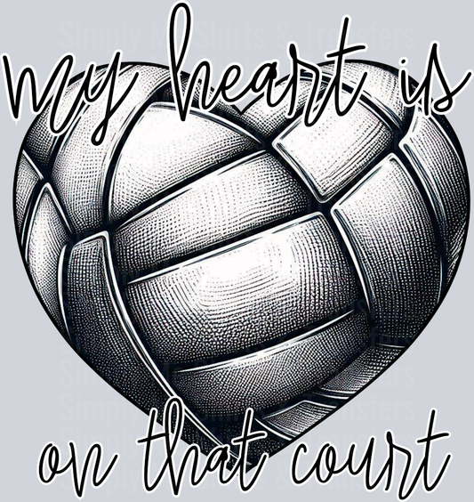 VolleyballHeartDesign
