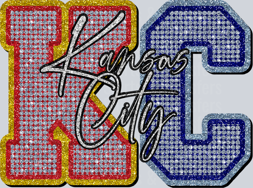 Split KC Rhinestone Glitter