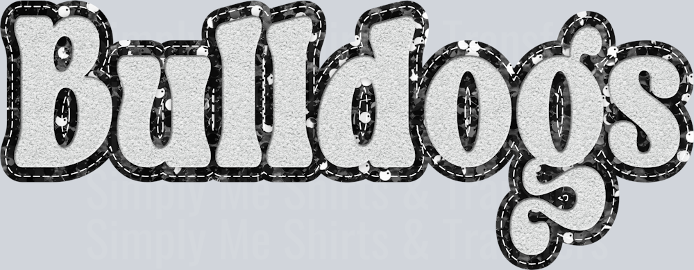 bulldog outline