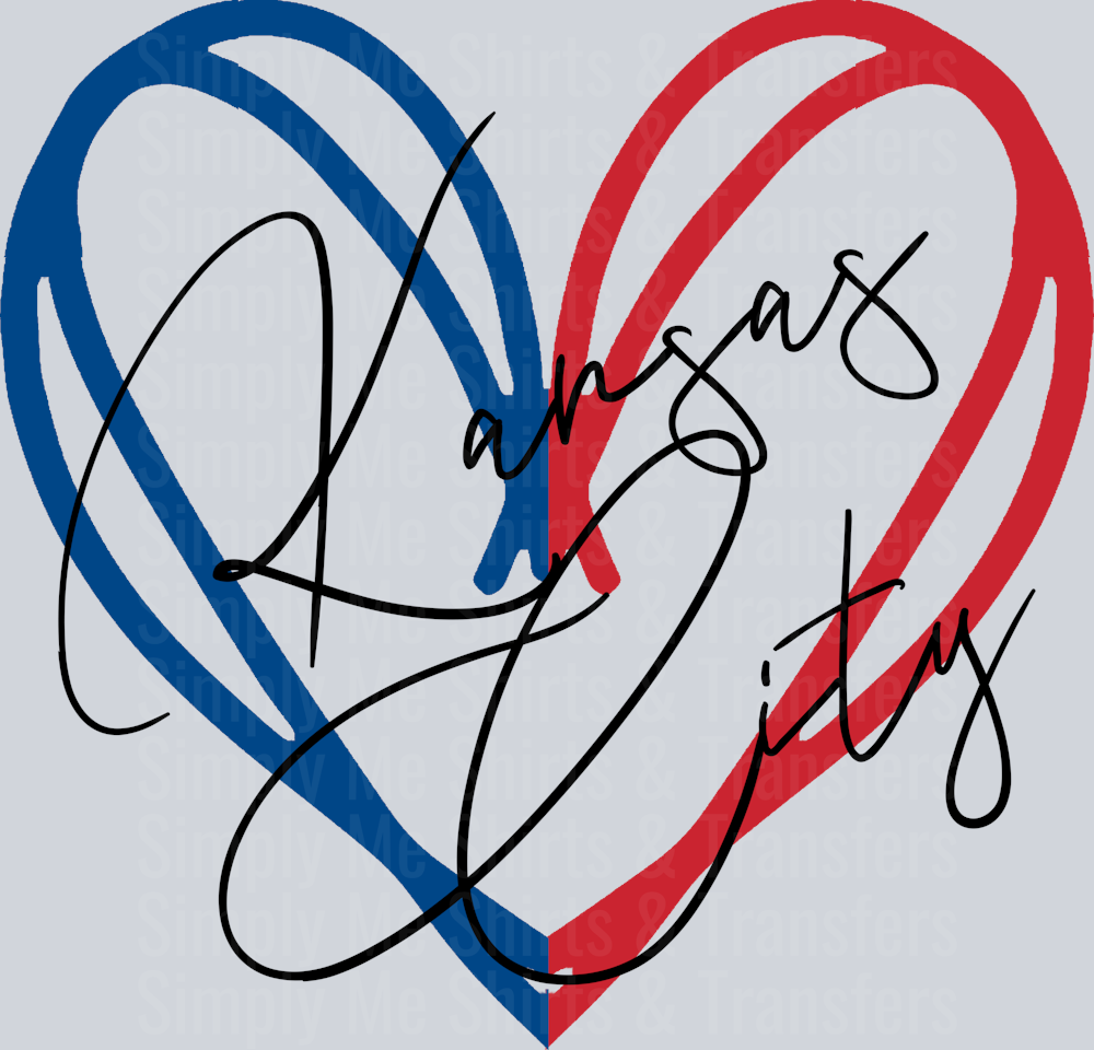 Kansas City Heart RED BLUE - Copy