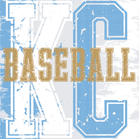 Distressed Baseball Jersey Number 00 Blue and Gold Vintage