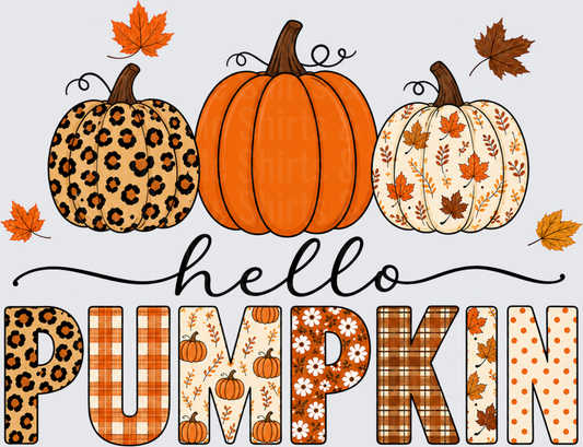 Hello Pumpkin Pattern