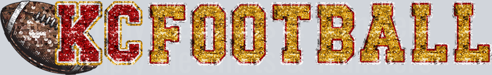 KC Football Sequin Sleeve 2