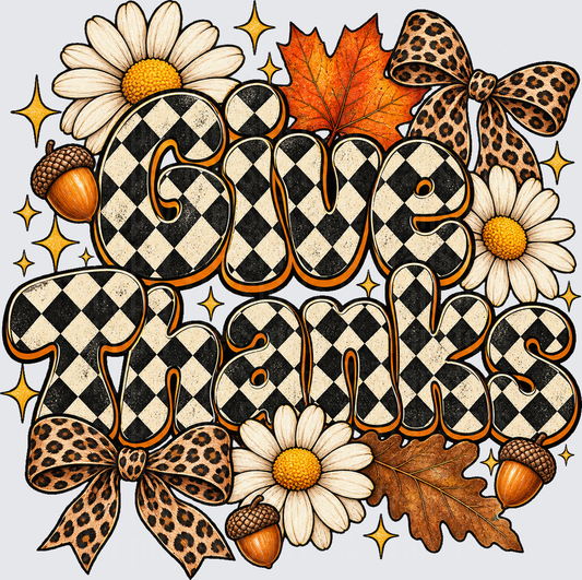 Checkered Give Thanks