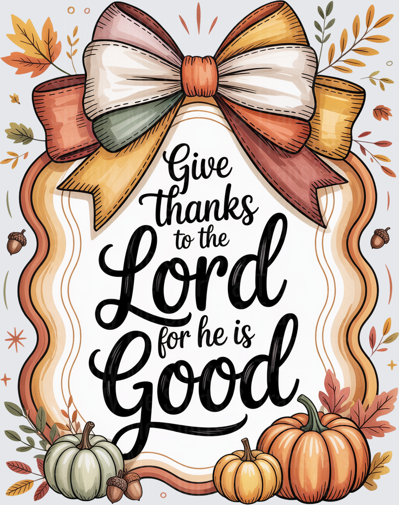 Give Thanks To The Lord Coquette