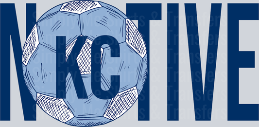 Native Soccer Blue