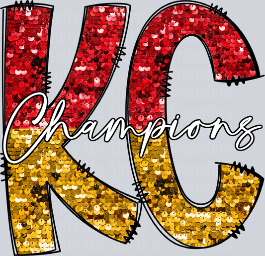 KC Champions Sequin