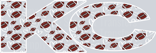 HEART FOOTBALL KC WHT