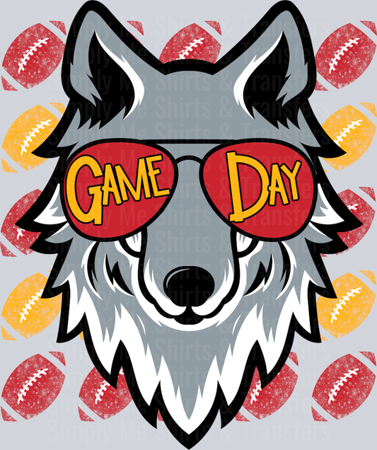 KC Game Day Wolf