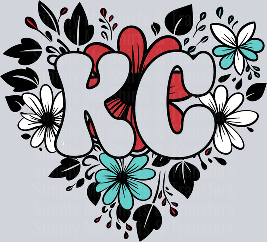 KC HEART FLOWERS RA