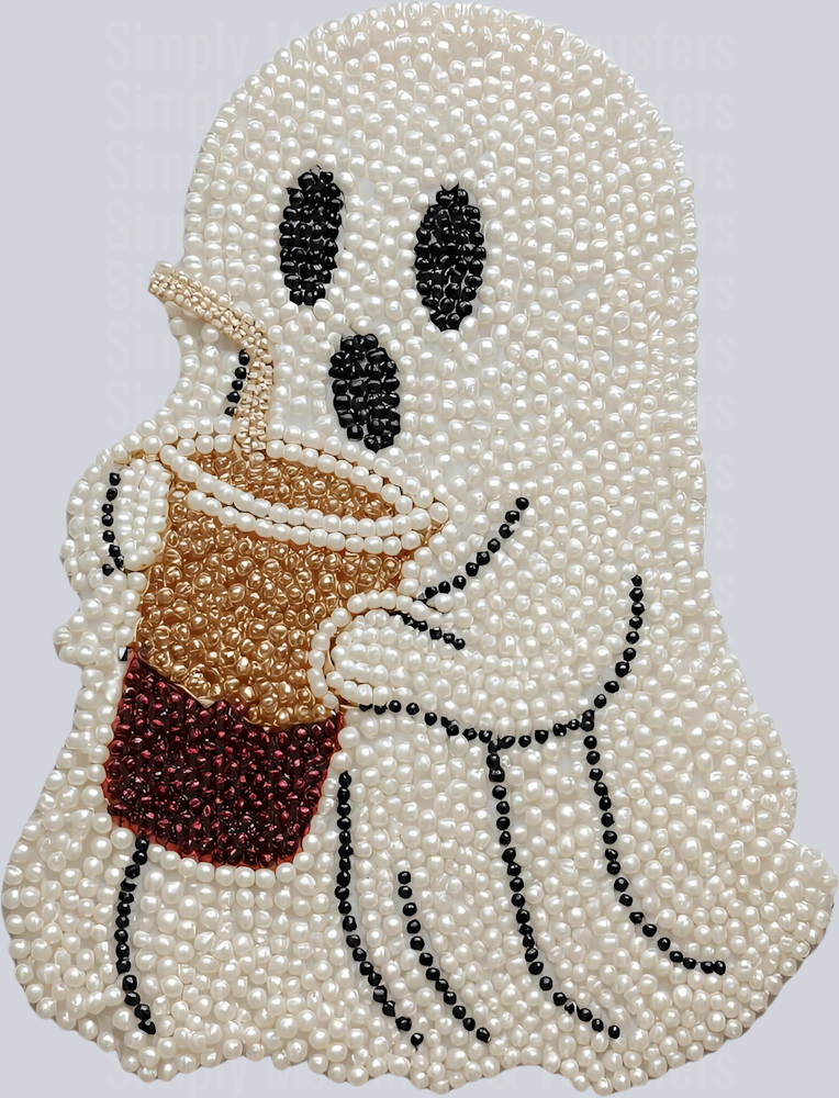 GHOST COFFEE FAUX PEARLS