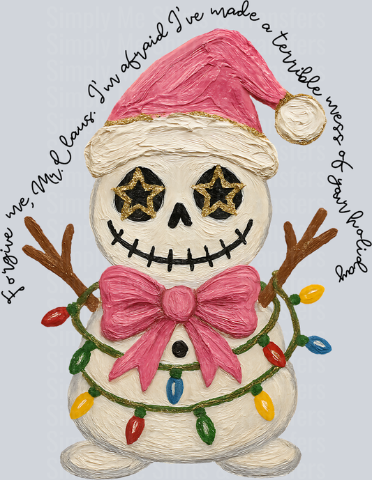 forgive me mr clause jack snowman HWDS